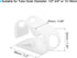 uxcell Plastic Tubing Clamps, 20pcs 1/2"-3/4" Tube OD Adjustable Tube Clamp Laboratory Pinch Valve Flow Control Hose Clamp...