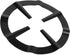 Gas Reducer, Gas Stove Grates Stainless Iron Pot Holder Stand Wok Adapter for Espresso Maker, 5.2 x 5.2 x 0.1in Black...