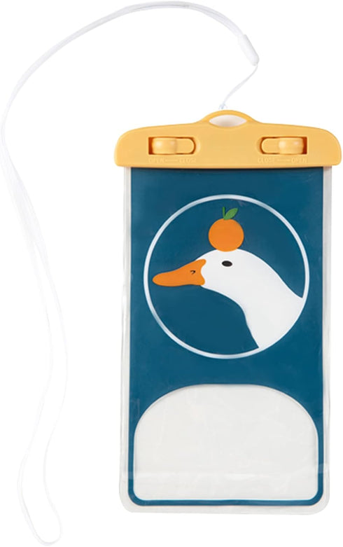Universal Waterproof Case,Cartoon Pattern IPX8 Waterproof Phone Pouch for Swimming Lanyard Pouch Protector Perfect Underwater Photography Up to 7"...