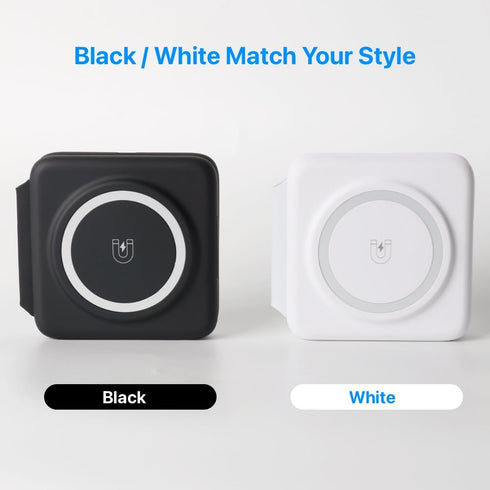 Wireless Charging Station 3 in 1 Foldable Magnetic 15W Travel Multiple Devices Fast Charger for iPhone 15/14/13/12 Series, AirPods 3/2/Pro/Pro2, i...