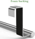 Towel Rack for Cabinet, Strong Steel Kitchen Over Cabinet Towel Bar Holder, 9" Wide - 2 Pack...
