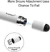 KECOW Replacement Magnetic Caps Active iPhone Stylus Pen, 2 Mesh Tip Caps (White)...