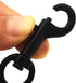 10pcs 1.8 inch Swivel Bolt Snap Clasp Hooks with 10mm O Ring Metal Lanyard Webbing Belt Lobster Buckle Clips DIY Accessory Black...