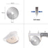 60mm Rotary Cutter Blades - 10 Pack Replacement Blades - Sharper Blades Have Better Cutting Effect, Great for Sewing, Quilting Supplies, Fabric an...