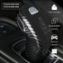 Sport Style Carbon Fiber Gear Shift Knob Cover Sticker Head Trim Compatible with Cadillac XT5 XT6 CT5 CT6 2023 2022 2021 2020...