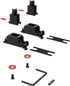 DUROCK Stabilizer V2, Screw in Stabilizers with 2u 6.25u 7u Wires, PCB Mount Keyboard Stabilizers for Mechanical Keyboards (V2 Nero 80% Kit)...