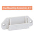 Retractable Mesh Baby Gate Replacement Parts Retractable Mesh Dog Gate Full Set Wall Mounting Baby Gate Hardware Mesh Pet Gate Accessories Extra W...