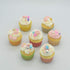 Bright Rainbow Cupcake Liners Mini Greaseproof Paper Baking Cups, 150-Count...