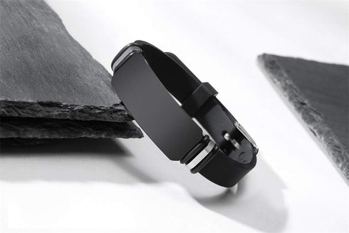 VNOX Religious Inspirational Bible Quote Personalized Silicone Watch Bands Bracelet Adjustable Motivational Encouragement ID Bracelets for Men Boy...