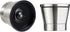 Stainless Steel Pepper Mill Shaker and Salt Grinders?Mill Salt & Pepper Lid - Easy To Use and Adjustable Salt and Pepper?Stainless Steel Grinder T...