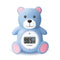 HubiBaby Baby Bath Thermometer & Digital Room Temperature, 2in1 Kids Bathroom Safety Products with Temperature Warning, Floating Teddy Bear (Blue)...