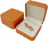 Luxurious Premium Grade Organge PU Leather Jewelry Case for Brooch Pin Badge...
