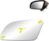 Mirror Glass Replacement fit for Chevy|Camaro Corvette El Camino Monte Carlo Pontiac|Fiero Firebird Driver Left Side LH With Adhesives...
