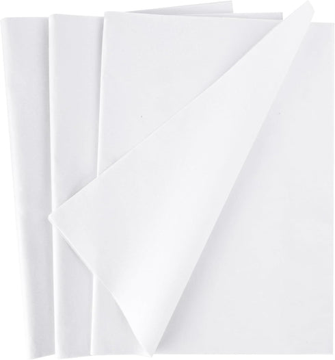 Koogel 120 Sheets White Tissue Paper Bulk, 20x14in White Art Paper Tissue Paper Gift Wrapping for DIY Project Weddings Birthday Holiday Crafts Dec...