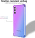 Osophter for Samsung Galaxy A13 5G Case,Samsung A04S Case Clear with Screen Protector Reinforced Corners TPU Shock-Absorption Cell Phone Cover for...