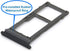 MMOBIEL Dual SIM Card Slot Tray Holder Replacement Compatible with Samsung Galaxy S8 / S8 Plus 2017 - Incl. Rubber Gasket and Sim Pin - Black......