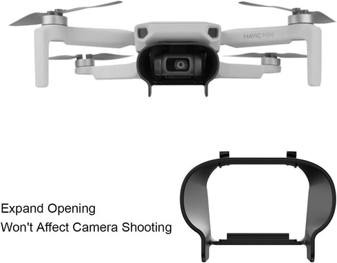 O'woda Mini 2 / Mini 2 SE Gimbal Protection Kit: Camera Lens Cover + Tempered Films (2 Set) + Lens Hood Sunshade Gimbal Guard, 3-in-1 Lens Accesso...