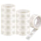 Glue Points, 1000 12mm/0.47" 10 Rolls Poster Putty Adhesive Clear Balloons Dots Tape Removable Double Sided Non Trace Stickers for Wedding Decorat...