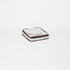 Household Essentials Saucer Storage Box, Holds 12 Saucers with Felt Protectors, Windowed Panel, 2 Riveted Handles, Foldable and Stackable Box...