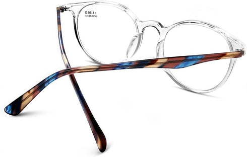DOOViC Italy Design Fashion Reading Glasses for Women Men Stylish Clear Frames Readers with Case +1.50 Strength...