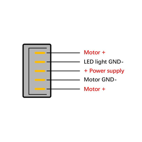 uxcell Universal 10 Pin Dual Rows Electric Power Window Master Switch DC 12V for Car...