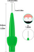 12 Pcs Interdental Brush for Braces, Reusable Dental Brush for Teeth Cleaning Soft Flexible Bristles Dental Picks (0.8mm)...