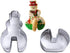 8 Pieces 3D Christmas Snowman Cookie Cutters Stainless Steel Cartoon Biscuit Cutter Mould for Holiday DIY Baking Cake Fondant Sugarcraft Muffin Pa...
