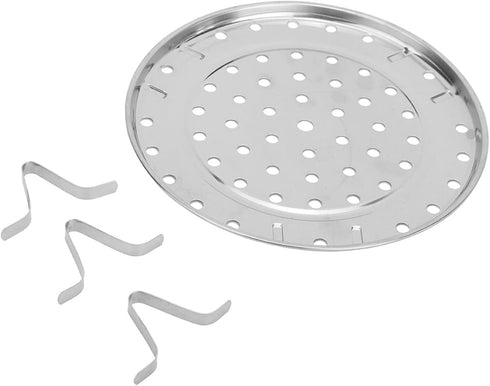 10in Steamer Rack, Stainless Steel Canning Rack Cooking Food Steaming Tray Steam Basket Wok Steamer Rack for Pressure Cooker Stainless Pots Wok (2...