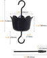 Ant Moat Hook for Hummingbird Feeders|Extra Large Capacity Ant_ Trap for Outdoor Yard Hanging Feeders, Flower Shape Hummingbird Feeder Insect_Guar...