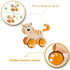 Hape Dante Push and Go | Wooden Push, Release & Go Cat Toddler Toy with Wheels...