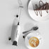 The HomeFlow Co.'s Milk Frother Handheld Foam Maker with two blades, Electric Whisk drink mixer, Mini Foamer for coffee, Cappuccino, Frappe, Match...