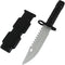 Prop Knife Fake Knife Toy Knife for Kids Harmless Safe Fake Knife for Halloween Party 10 Inch (Black with scabbard)...