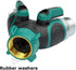 Metal Garden Hose Splitter Upgraded 2024, 2 Way Y Hose Connector, Easy Grip Splitter, Sturdy Connector with 3/4 "Connector and Rubberized Grip for...