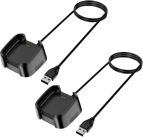 Vancle Charger for Fitbit Versa 2 (Only), Durable USB Charging Cable Dock Stand for Fitbit Versa 2 Smartwatch (Not for Versa/Versa Lite) (3.15ft/9...