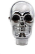 Silver Chrome Skull Gear Shift Knob Manual Stick Shift Knobs - LED Light Red Eyes...