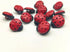 50 PCS Plastic Ladybug Shank Buttons Tag Embellishments Ornaments Craft Buttons for Sewing...