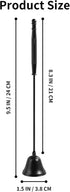 Kirecoo Candle Snuffer Extinguisher with Long Handle, Polished Stainless Steel Wick Flame Snuffer for Putting Out Wick Flame Safely, Black Candle ...