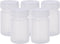 PATIKIL 5 Pcs 50ml Reagent Bottles, PE Wide Mouth Round Graduated Bottles with Screw Cap for Lab Water Reagent Liquids Solid Sample Storage Seal, ...
