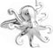Octopus Cufflinks for Men, Octopus Cuff Links (Silver)...