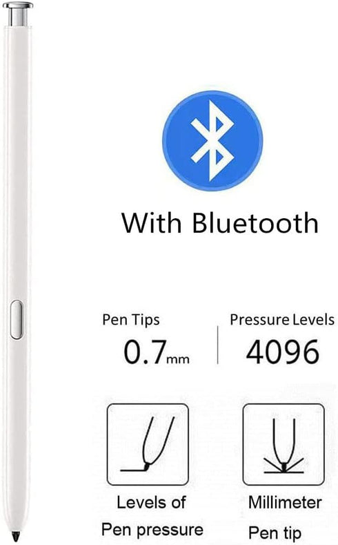 Note 20 S Pen (WithBluetooth) Replacement for Samsung Galaxy Note 20 Note 20 Ultra 5G Stylus Touch S Pen with Tips/Nibs (White)...