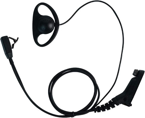 Motorola Xpr 6550 Earpiece, D Shape Surveillance Ear piece Headset with Ptt Mic for Motorola 2 Way Radio Walkie Talkie XPR7550 XPR6350 XPR7350 755...