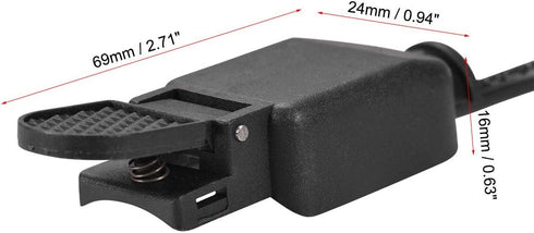 uxcell 3PCS Welding Torch Switch Trigger Button for TIG Welding Torch Plasma Cutter Torch...