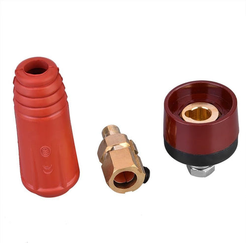Welding Welding Cable Joint Quick Connector DKJ Series European Style Welding Cable Quick Connector Male Plug and Panel Socket Quick Fitting Adapt...
