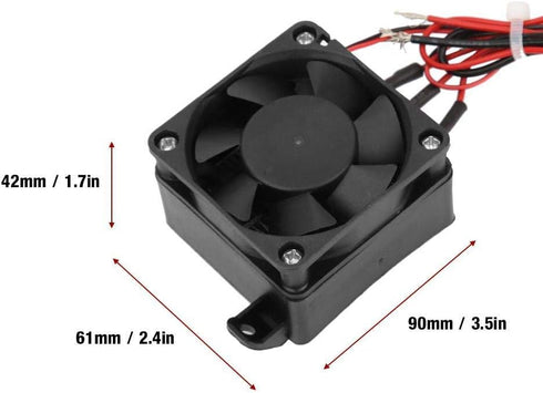 PTC Air Heater PTC Thermistor Heater 110V Mini Fan Air Heated Small Space Fan Heater Constant Temperature Insulation With Fan(24V/350W)...