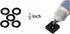 (6 Sets) 1/2" Retaining Ring Clip with O-Ring for Milwaukee Electric/Pneumatic Type Impact Wrench, Retainer Ring Anvil Install Tool Included...