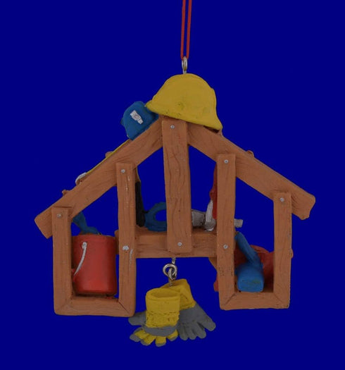 Kurt Adler Construction Tools Resin Xmas Ornament...
