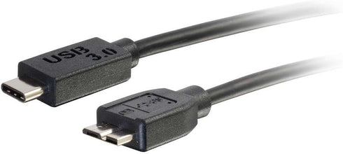 Legrand - C2G USB 3.0 Cable, USB C to Micro B Cable, Black Data Transfer Cable, 10 Foot C2G USB Cable, 1 Count, C2G 28864......