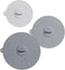 HIC Kitchen Cooking and Storage Lids, High-Heat Silicone, Set of 3...