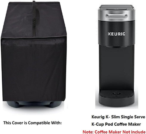 Coffee Maker Water-resistant dust Cover caps for Keurig K- Slim Single Serve K-Cup Pod Coffee Maker...
