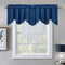 Luxury Decoration Velvet Valance Curtains - Light Blocking Small Window Scalloped Valance with Solid Rod Pocket Thick Privacy Tier Curtain for Caf...